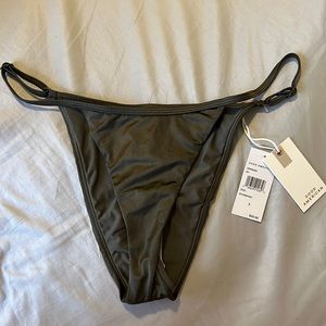 NWT Good American Stormy Bikini Bottoms